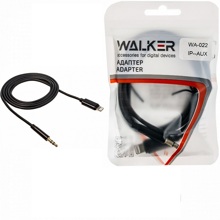 Адаптер IP - AUX (3.5 мм jack) Lightning, цвет черный