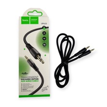 Телефонный кабель aux аудио 3,5мм A-A, материал нейлон, цвет черный