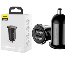 Телефонное азу 2 usb, 30 w, цвет черный