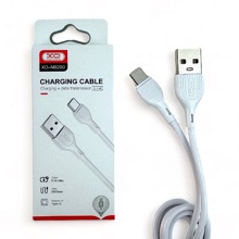 Телефонный кабель для TYPE-C - USB, 1 м, 2,4 A, материал пвх, цвет белый