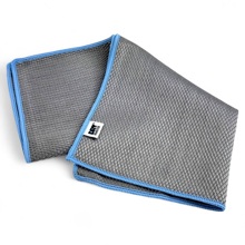 Салфетка 30*40 см Glass Diamond из микрофибры для стекол Рыбья чешуя, цвет серый50