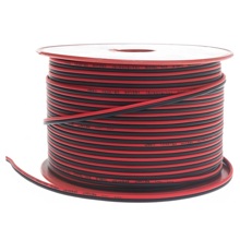 Провод акустический 2х0,75 мм 100м, Алюминий/медь, цвет черный - красный /01-6104-3
