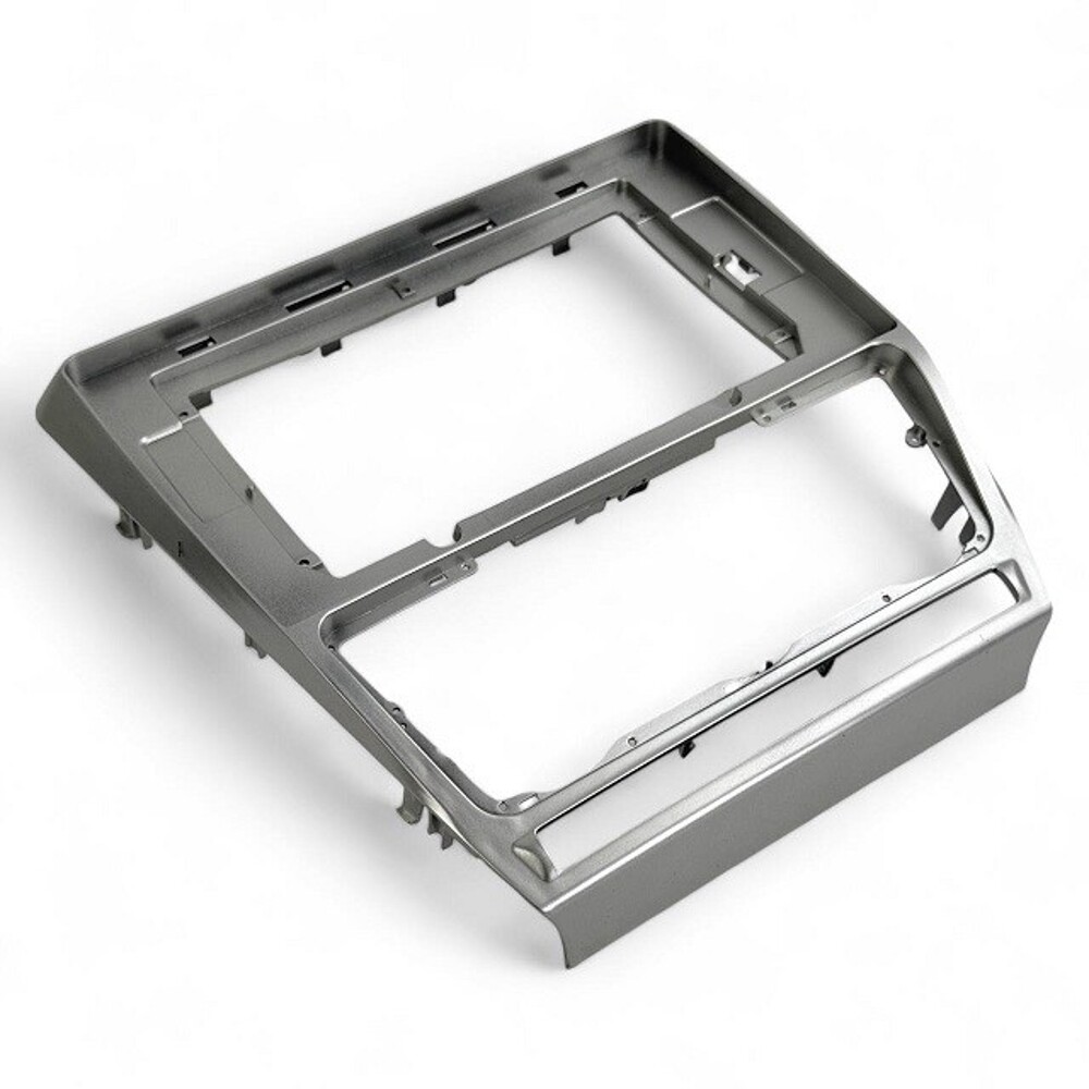 Рамка для магнитолы 10 SKODA OCTAVIA серебро 2004-2014г Рамка для магнитолы 10 SKODA OCTAVIA серебро 2004-2014г