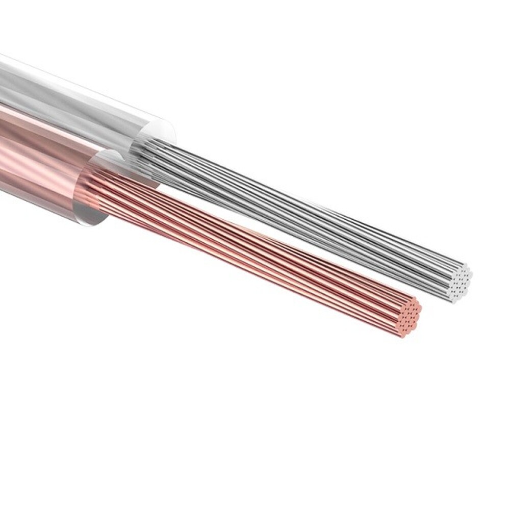 Провод акустический 2х0,75 мм 10м, медь, цвет прозрачный SILICON Провод акустический 2х0,75 мм 10м, медь, цвет прозрачный SILICON