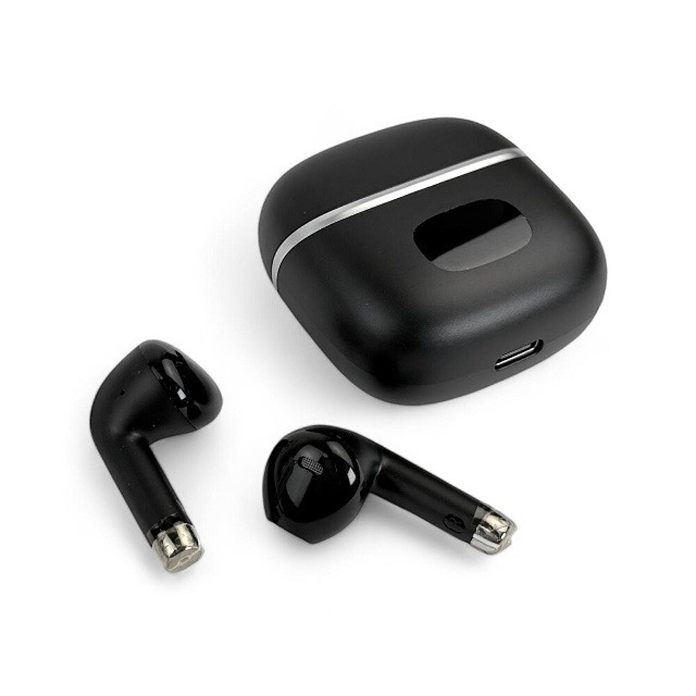 Наушники беспроводные вакуумные с цифровым дисплеем EQ1, цвет черный Наушники беспроводные вакуумные с цифровым дисплеем EQ1, цвет черный