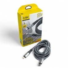 Телефонный кабель iphone - type-c, 2 м 20 W быстрая зарядка