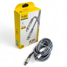 Телефонный кабель type-c - type-c, 2 м 66 W быстрая зарядка