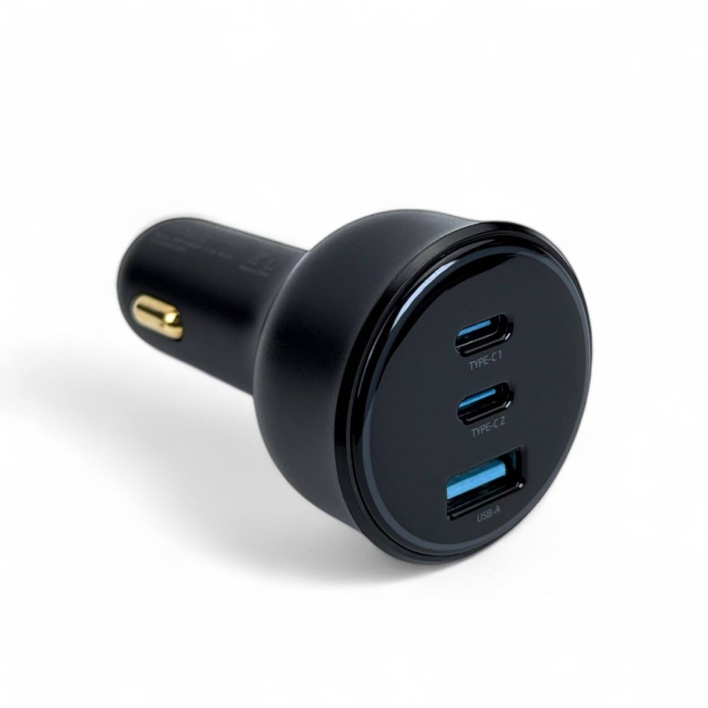 Телефонное азу 2 usb - type-c, 140 вт, цвет черный Телефонное азу 2 usb - type-c, 140 вт, цвет черный