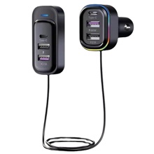 Телефонное азу 4 usb + 2 type-c с удлинителем 1,5м