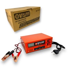 Зарядное устройство автоматическое инверторное VOLLRUS 25 A, 7а, 12/24в (5-100 а/ч)