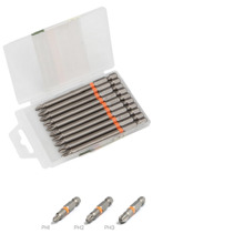 Биты 1/4'', PH2*90 мм, 10 шт.