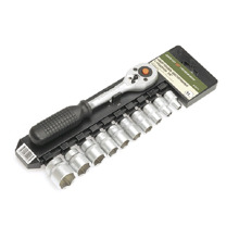 Набор головок 6-ти гр с трещоткой 3/8 из 11 предметов