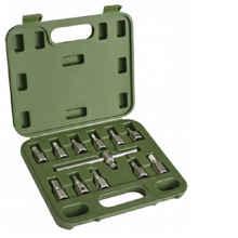 Набор насадок для маслосливных пробок 12пр.