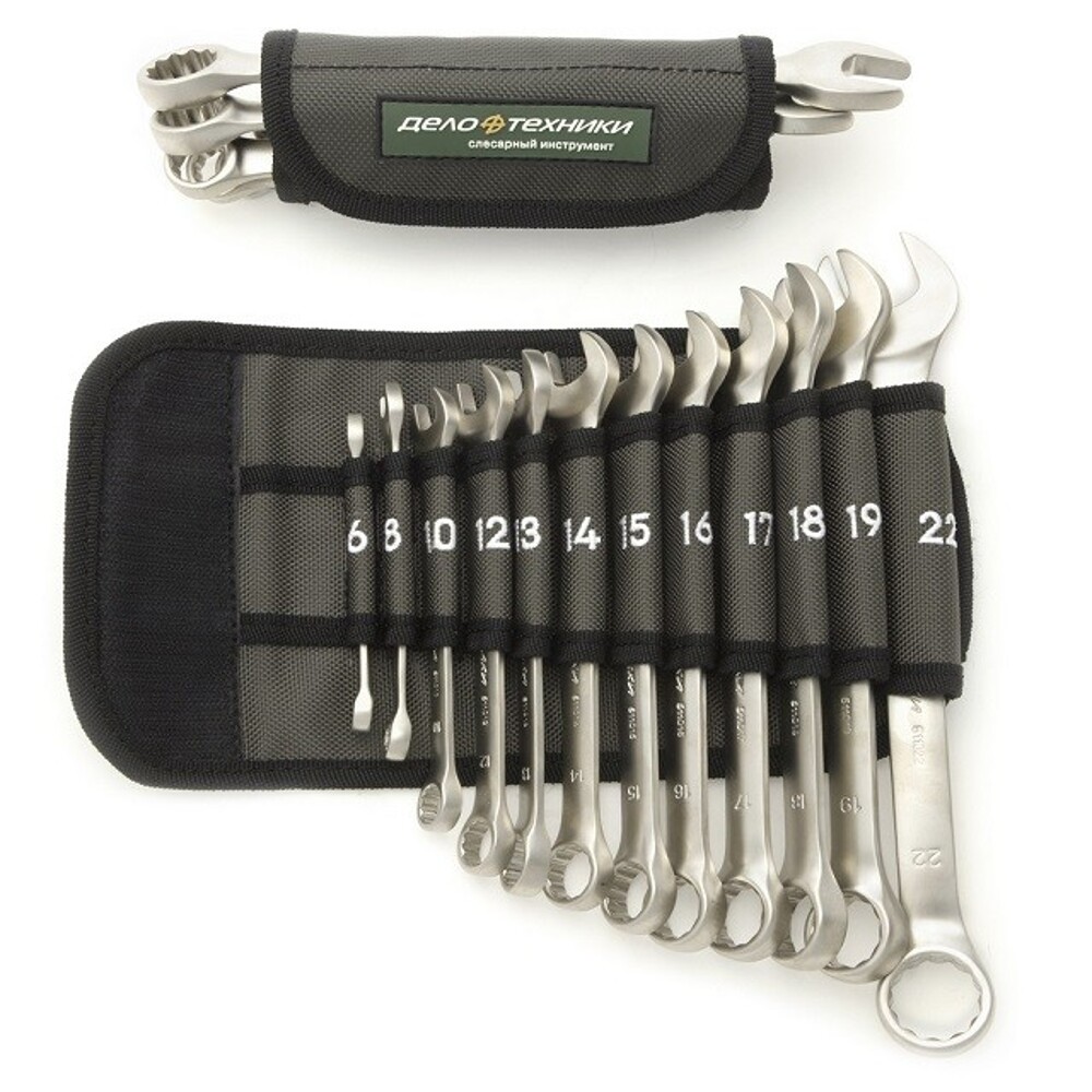 Набор ключей комбинированных из 12 шт. в фирменной сумке Набор ключей комбинированных из 12 шт. в фирменной сумке