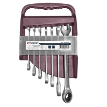 Набор ключей комбинированных трещоточных 7 шт (8-19)