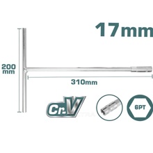 Ключ баллонный, кованный, т-образный, 17