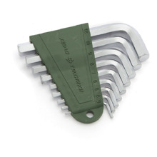 Набор ключей шестигранных из 9 шт. короткие