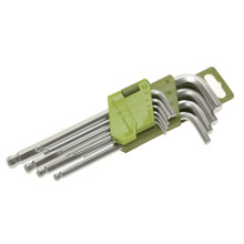 Набор ключей шестигранных из 9 шт. с шаром