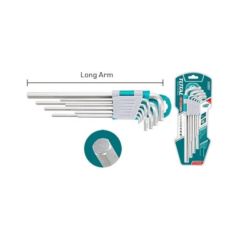 Набор ключей шестигранных из 9 шт. длинные Набор ключей шестигранных из 9 шт. длинные