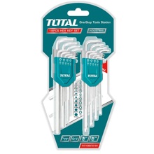 Набор ключей шестигранных + TORX удлиненных в холдере, 18шт.