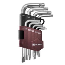 Набор ключей TORX 9 шт короткие T10-T50