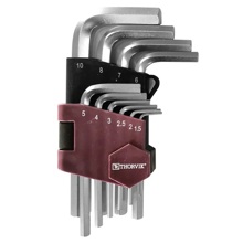 Набор ключей шестигранных 10 шт. короткие h1.5-h10