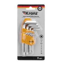 Набор ключей HEX 1,5-10 мм, 9 шт, удлиненные