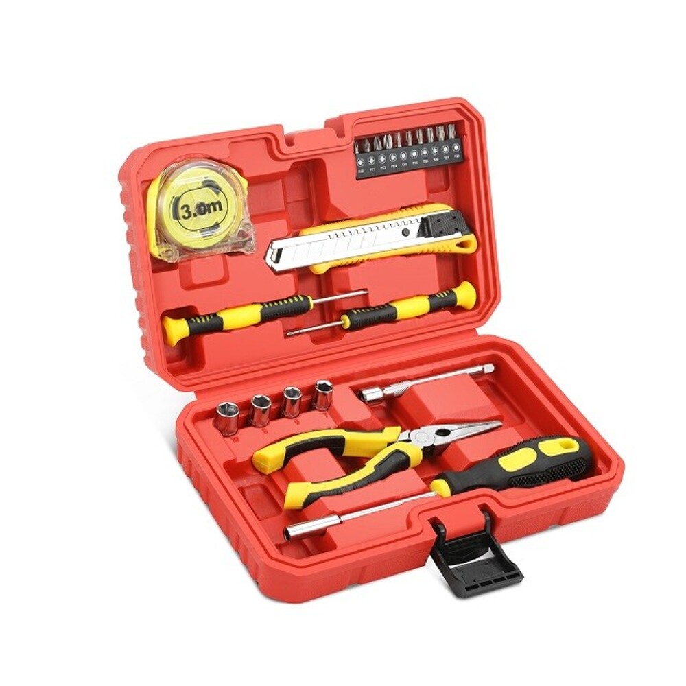 Набор инструментов из 21 предмета для дома,автомобиля в кейсе Набор инструментов из 21 предмета для дома,автомобиля в кейсе