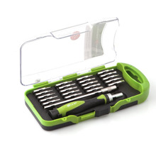 Отвертка трещоточная для точных работ с битами 1/8, 22 предм.