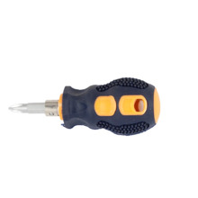 Отвертка двухсторонняя, PH2 пупыр-эконом, короткая