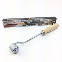 Валик прикаточный 35 мм, ручка деревянная, удлиненный