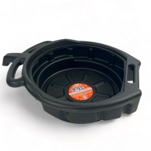 Поддон пластиковый со сливным носиком, для сбора отработанного масла 10 л