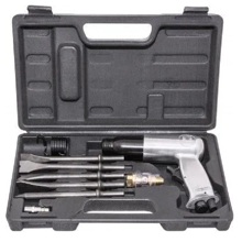 Молоток пневматический 190мм с насадками 9 предметов