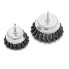 Щетка для дрели крученая чашка 75 мм