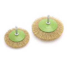 Щетка для дрели проволочная конусная 75 мм