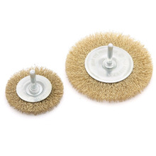 Щетка для дрели проволочная плоская 100 мм