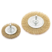 Щетка для дрели проволочная плоская 65 мм