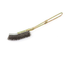 Щетка по металлу с металлической рукояткой, щетина из нержавеющей стали