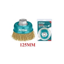 Щетка для дрели проволочная чашка 125 мм