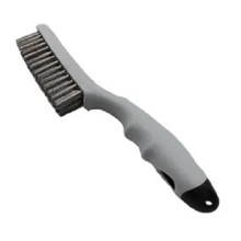 Щетка металлическая 5 рядов пластиковая ручка