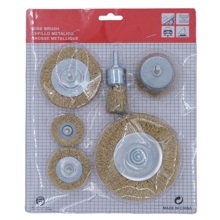 Корщетки дисковые + чашечная набор 6шт в блистере