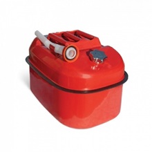 Канистра горизонтальная 20л, оцинкованная, горловина на резьбе