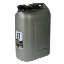 Канистра пластиковая + съемная насадка-лейка 25 л, цвет серый