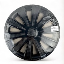 Колпак декоративный 16 карат черный глянец 2 шт.