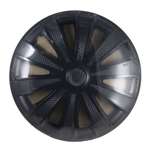 Колпак декоративный 16 карат черный глянец перед. 2 шт.