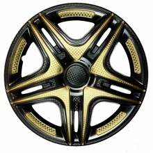 Колпак декоративный 16 дакар super black gold 2 шт.