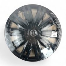 Колпак декоративный 16 гига перед черный глянец 2 шт.