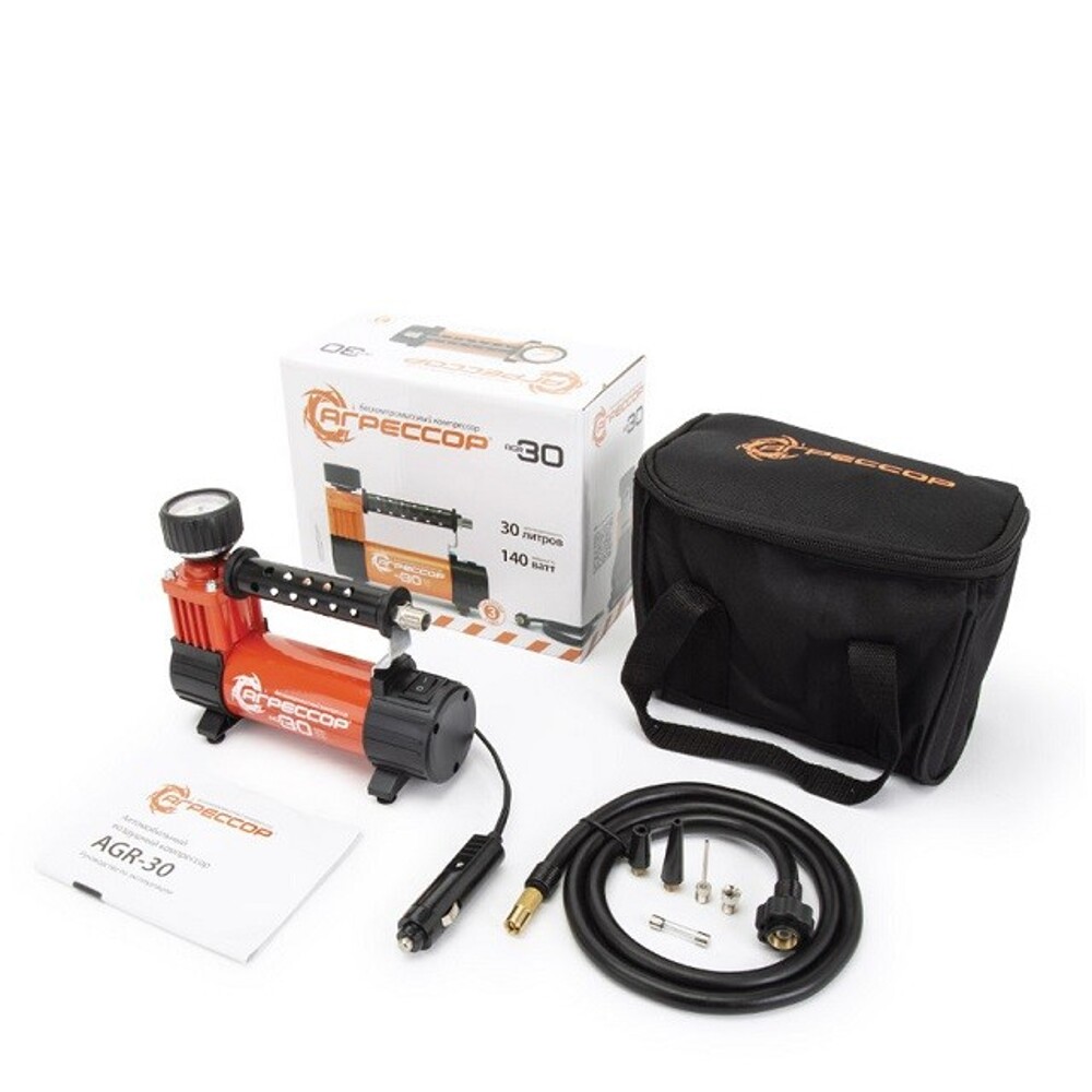 Компрессор 30 л/мин AGR агрессор однопоршневой Компрессор 30 л/мин AGR агрессор однопоршневой