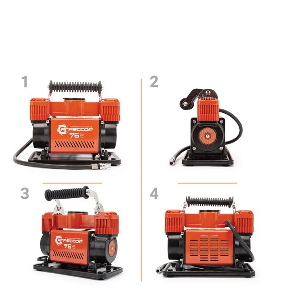 Компрессор 75 л/мин агрессор двухпоршневой Компрессор 75 л/мин агрессор двухпоршневой