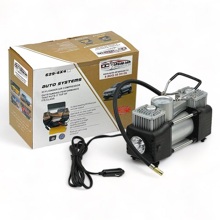 Компрессор 60 л/мин двухпоршневой с фонарем